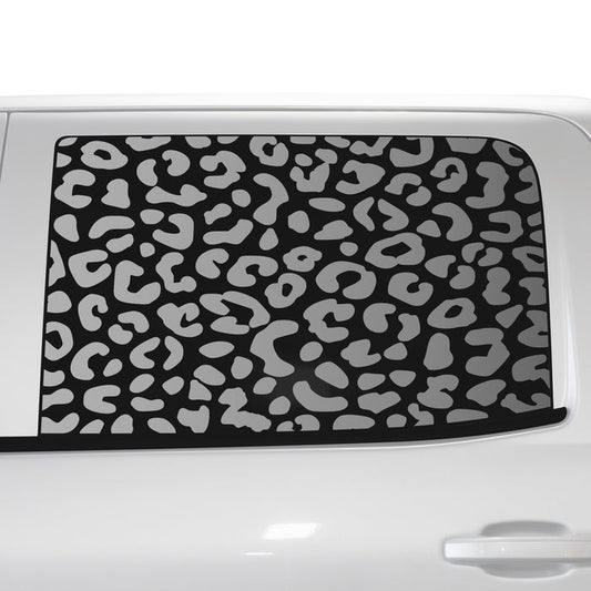 Animal Leopard Cheetah Cow Window Vinyl Decal Stickers Fits Chevy Silverado & GMC Sierra 1500 2014 - 2018 - Bogar Tech Designs