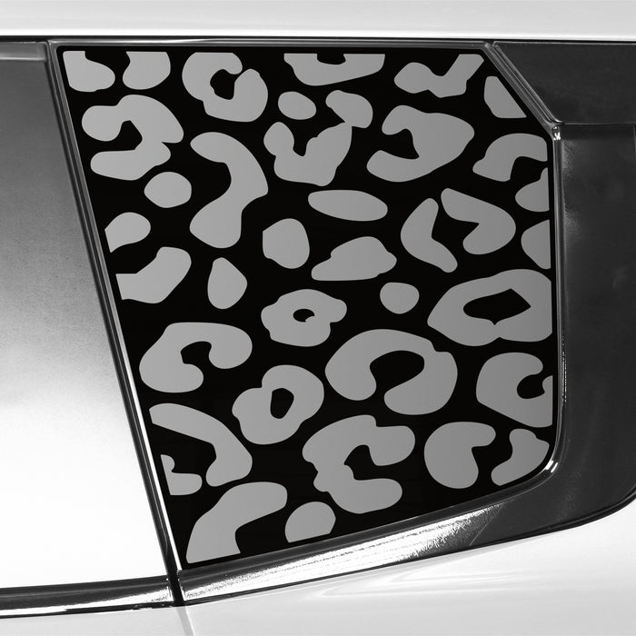 Animal Leopard Cheetah Cow Window Vinyl Decal Stickers Fits Mitsubishi Outlander 2022 - 2024 - Bogar Tech Designs