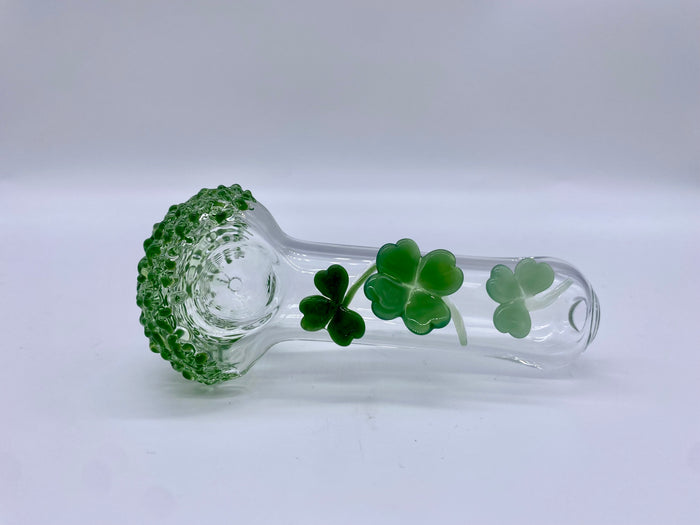 Apollo Glass Shamrock Hand Pipe