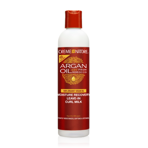 Argan Oil Moisture Recovery Leave-In Curl Milk 8oz by CREME OF NATURE