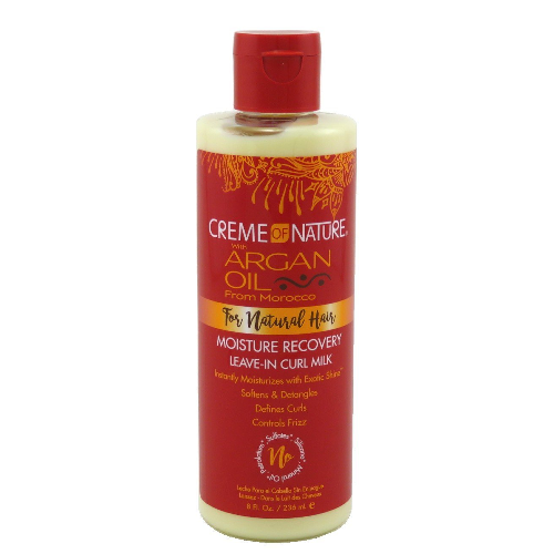 Argan Oil Moisture Recovery Leave-In Curl Milk 8oz by CREME OF NATURE