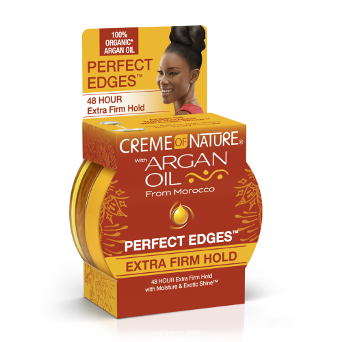 Argan Oil PERFECT EDGES Extra Firm Hold Gel 2.25oz by CREME OF NATURE