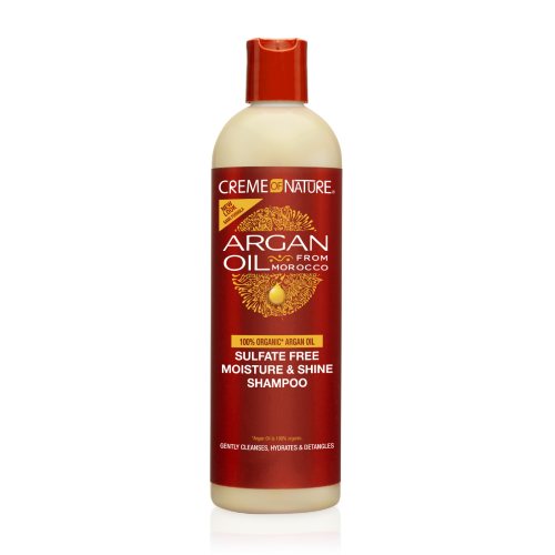 Argan Oil Sulfate-Free Moisture & Shine Shampoo 12oz by CREME OF NATURE