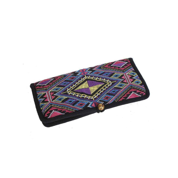 Aztek Diamond Embroidered Wallet - Thailand