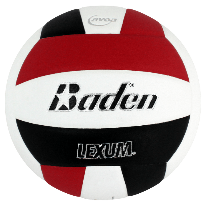 Baden Lexum Microfiber Volleyball (Non NFHS) Equipment Baden Red/Navy/White
