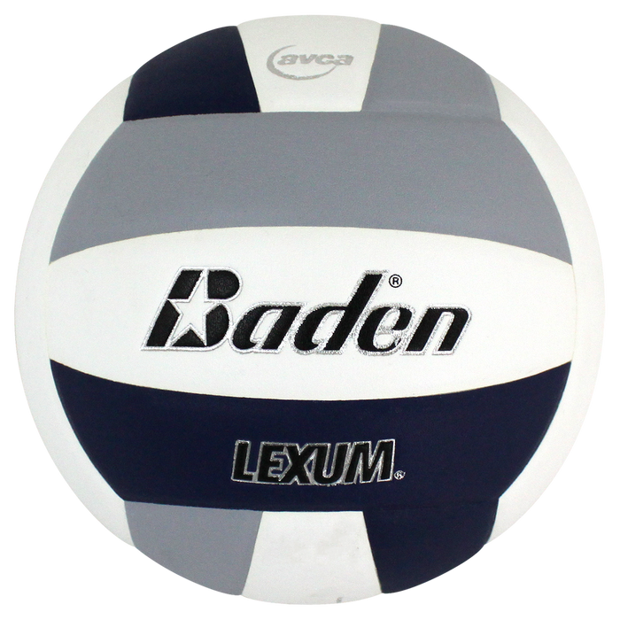Baden Lexum Microfiber Volleyball (Non NFHS) Equipment Baden Navy/Gray/White