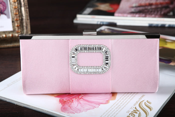 Banquet Buckle Square Diamond Clutch 🇨🇳