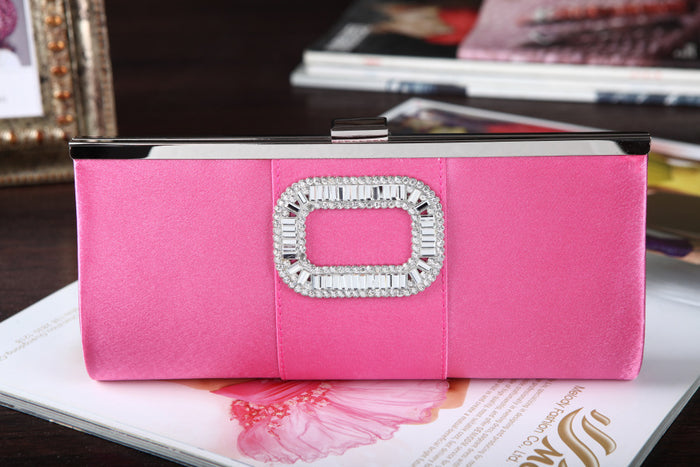 Banquet Buckle Square Diamond Clutch 🇨🇳
