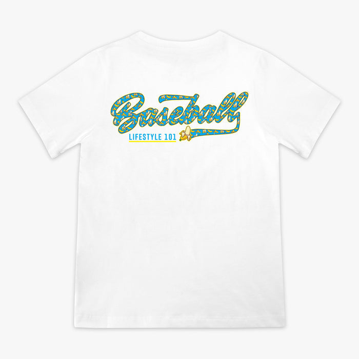 Baseball Lifestyle 101 Youth Banana Tee Apparel Baseball Lifestyle 101 White Youth Small