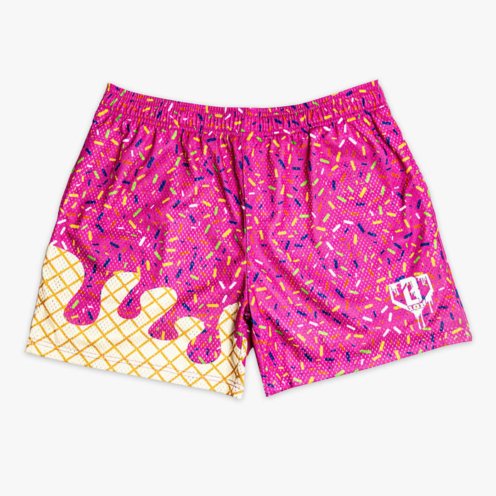 Baseball Lifestyle 101 Youth Ice Cream Shorts Apparel Baseball Lifestyle 101 Strawberry Youth Small