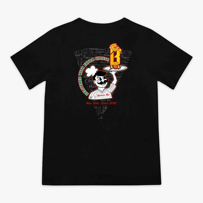 Baseball Lifestyle 101 Youth Pizza Guy Tee Apparel Baseball Lifestyle 101 Black Youth Small
