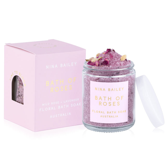 Bath of Roses - Botanical Bath Soak - Nina Bailey