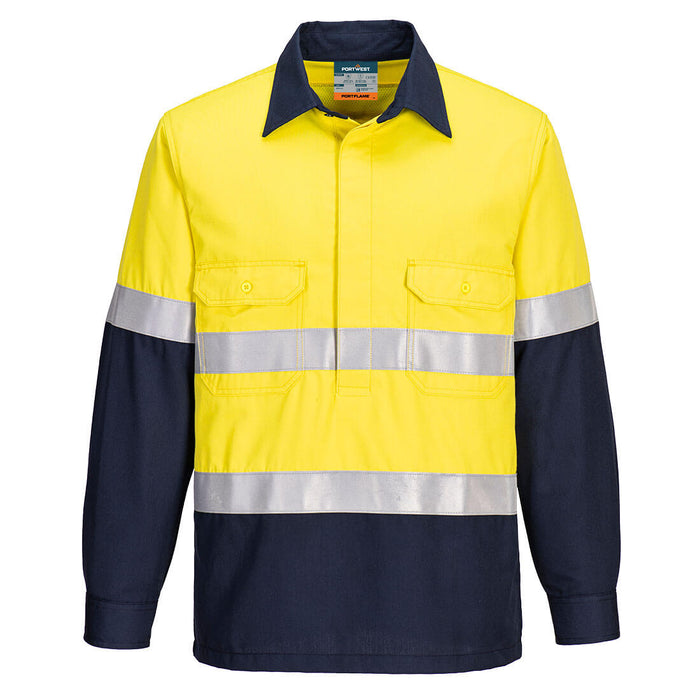 Bizflame FR Class D/N Shirt Orange/Navy - MF101