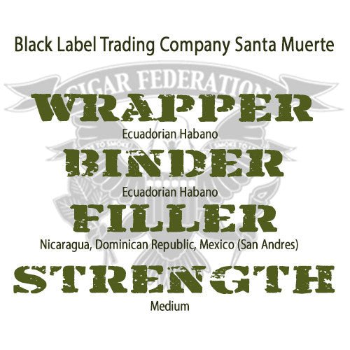 BLACK LABEL SANTA MUERTE 2023 - Cigar Federation