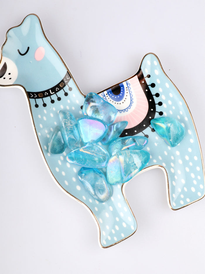 Blue Aura - Tumbled | One Colour-Image 1