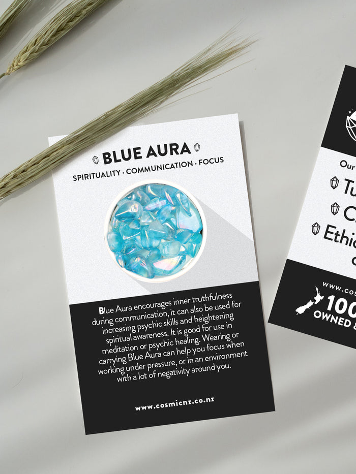 Blue Aura - Tumbled | One Colour-Image 2
