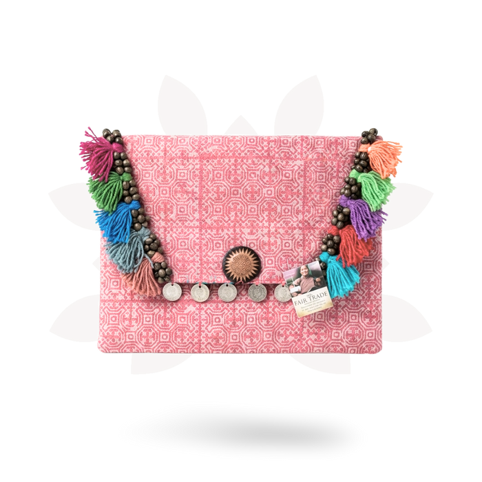 Boho-chic Batik Clutch Bag - Thailand