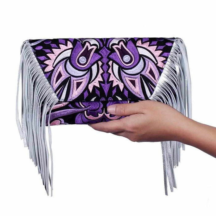 Purple & Silver