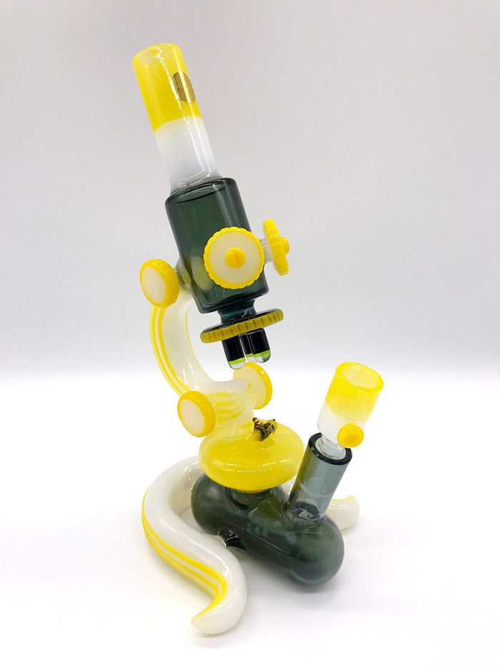 Smoke Station Water Pipe Bougie Glass Heady American Microscope Rig