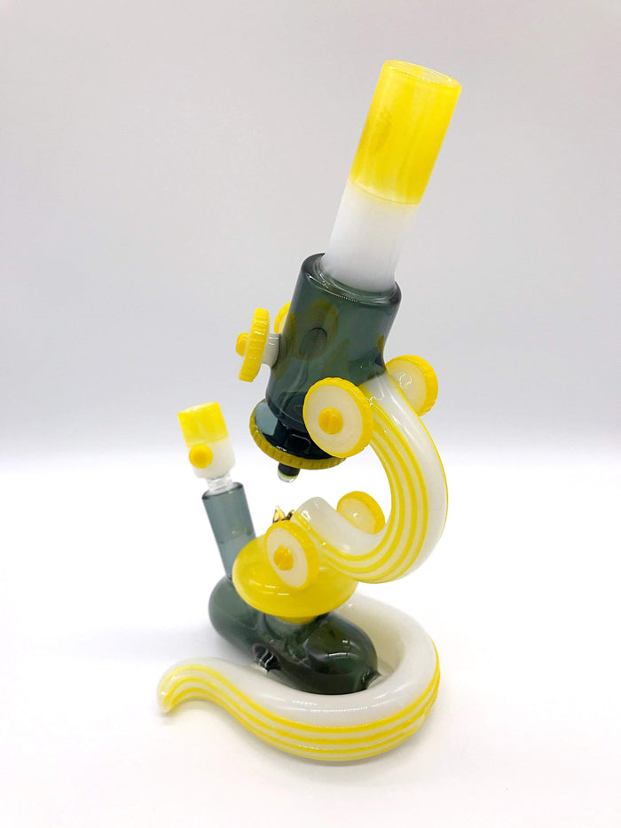 Smoke Station Water Pipe Bougie Glass Heady American Microscope Rig