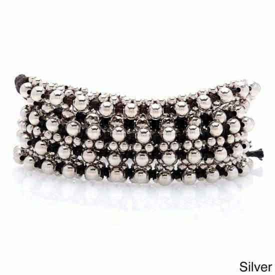 Brass Bead Five Wrap Bracelet - Thailand
