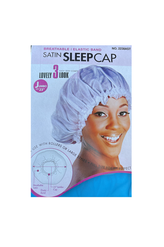 Breathable Satin Jumbo Sleep Cap
