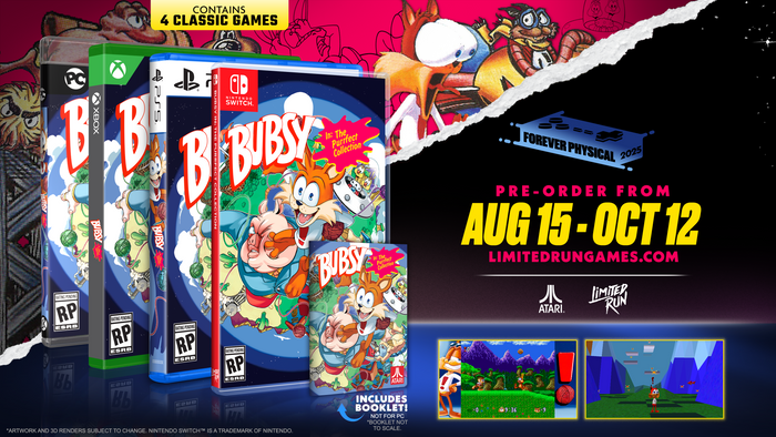 Bubsy in: The Purrfect Collection Standard Edition (Switch, PS5, Xbox, PC)