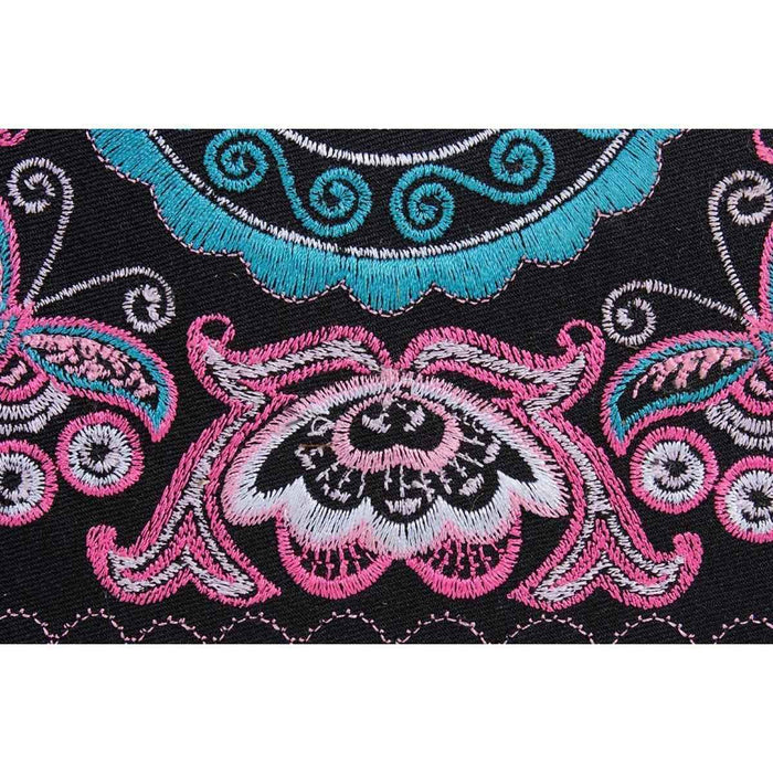 Butterfly Embroidered Wallet - Thailand