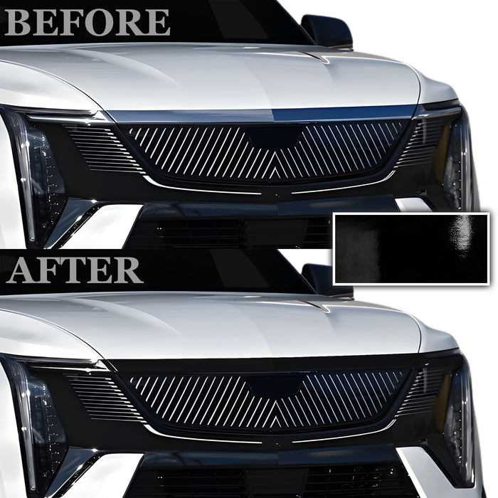 Fits Cadillac Escalade IQ 2025-2026 Vinyl Chrome Delete Grille Blackout Decal Stickers Overlay Film - Bogar Tech Designs