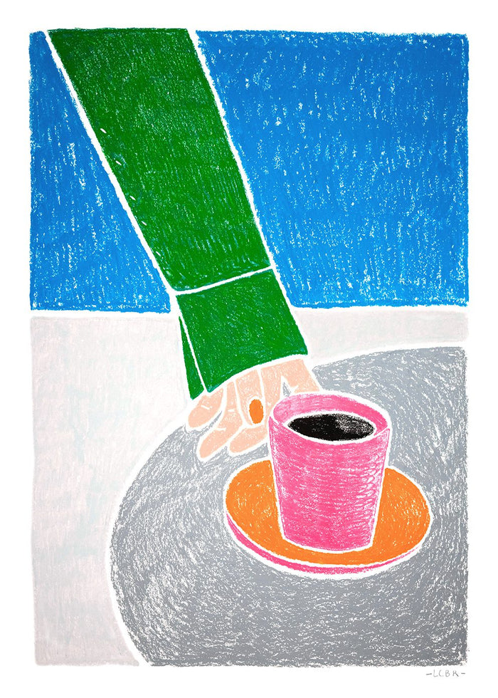 Café en Terrasse by Léa Coubray