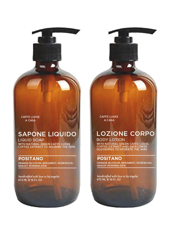 Caffe Luxxe Positano Bath & Body Collection - Bundle Set Lifestyle Bath Casa Caffe Luxxe