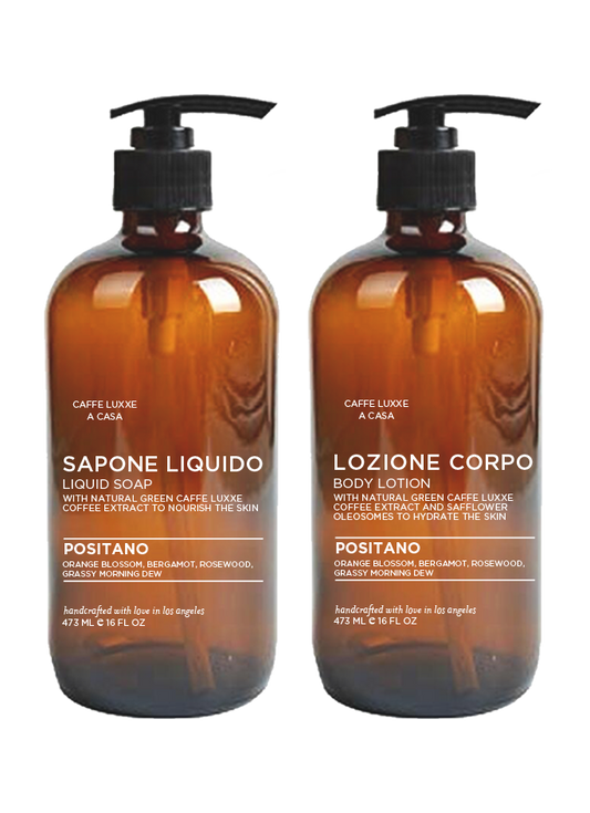 Caffe Luxxe Positano Bath & Body Collection - Bundle Set Lifestyle Bath Casa Caffe Luxxe