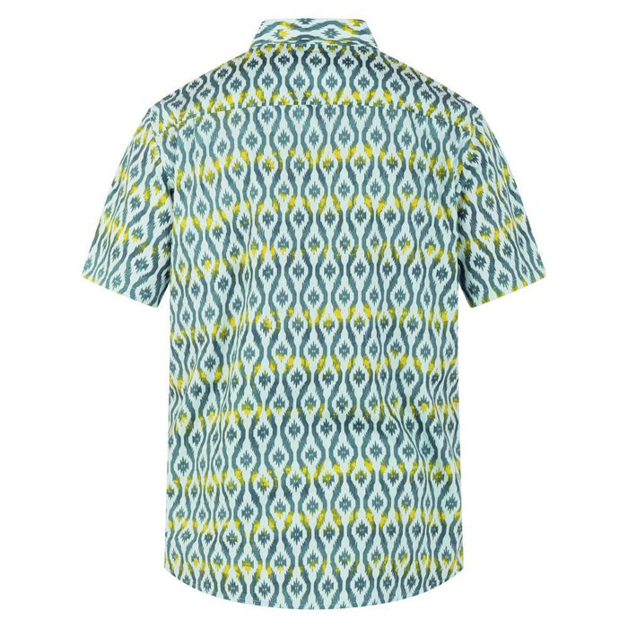 Camisa Men Wedge Organic Short Sleeve Light Blue