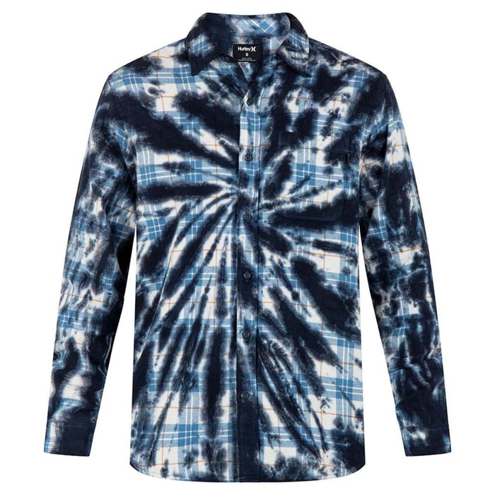 Camisa Portland Tiedye White Blue Black
