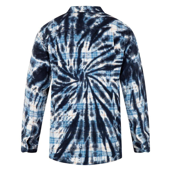 Camisa Portland Tiedye White Blue Black