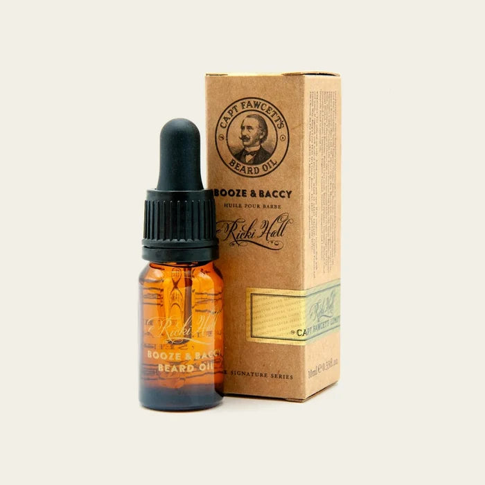 Captain Fawcett Beard Oil - Booze & Baccy