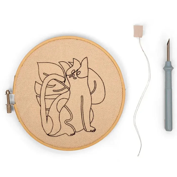 Cat Punch Needle Kit