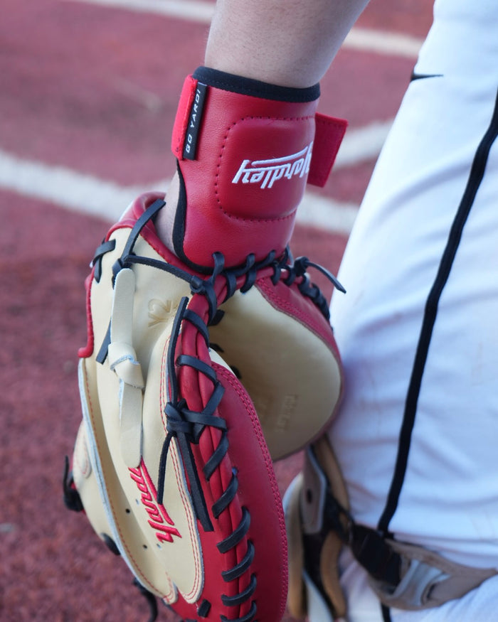 Catchers Wrist Guard - Red