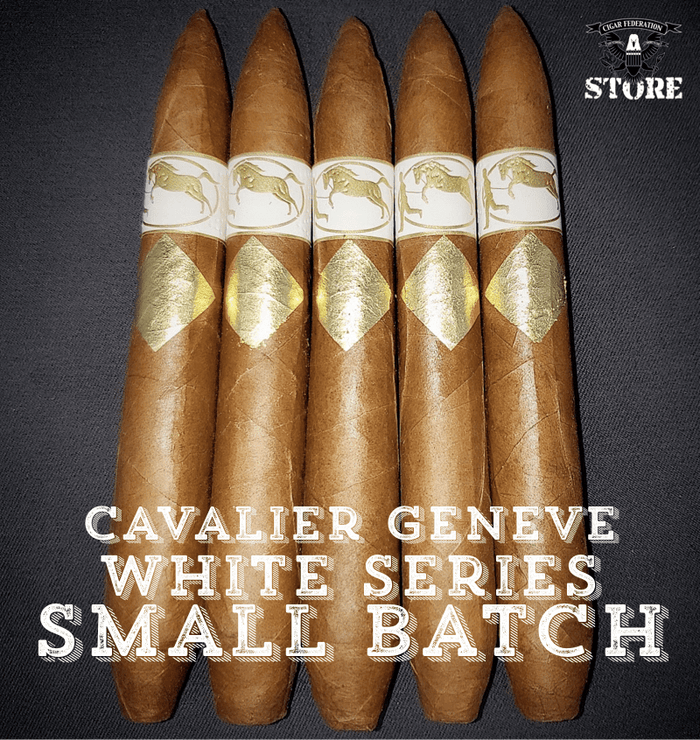 Cavalier Geneve White Series SMALL BATCH Salomones - Cigar Federation