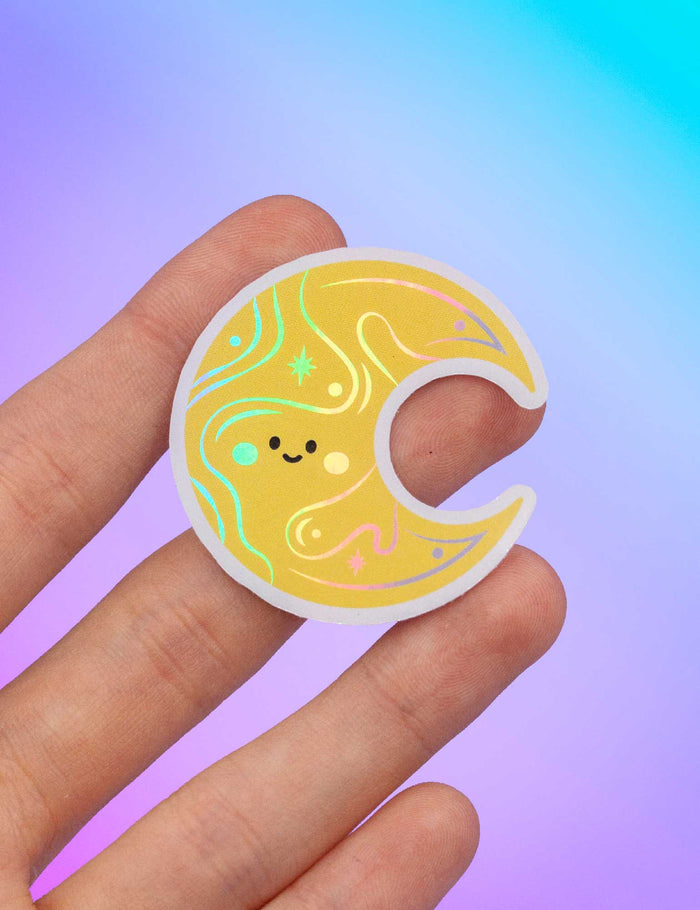 Celestial holographic sticker set