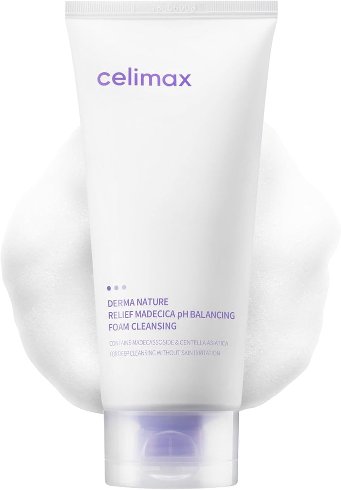 CELIMAX Derma Nature Relief Madecica pH Balancing Foam Cleansing - DOKAN