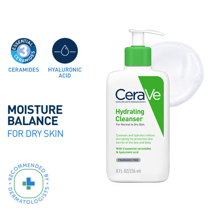 CeraVe Hydrating Cleanser For Normal to Dry Skin-236ml