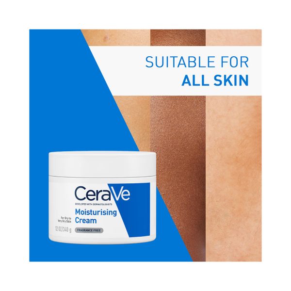 CeraVe Moisturising Cream For Dry to Very Dry Skin-340g