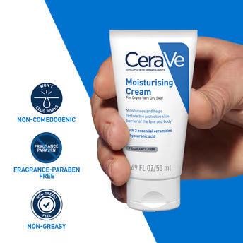 CeraVe Moisturising Cream For Dry to Very Dry Skin-50ml