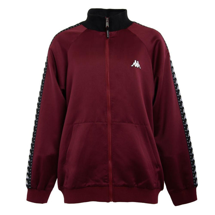 Chaqueta Men Logo Back Burgundy Black