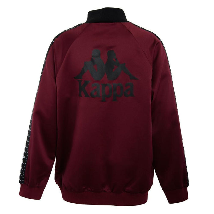 Chaqueta Men Logo Back Burgundy Black