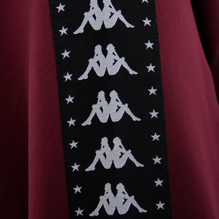 Chaqueta Men Logo Back Burgundy Black