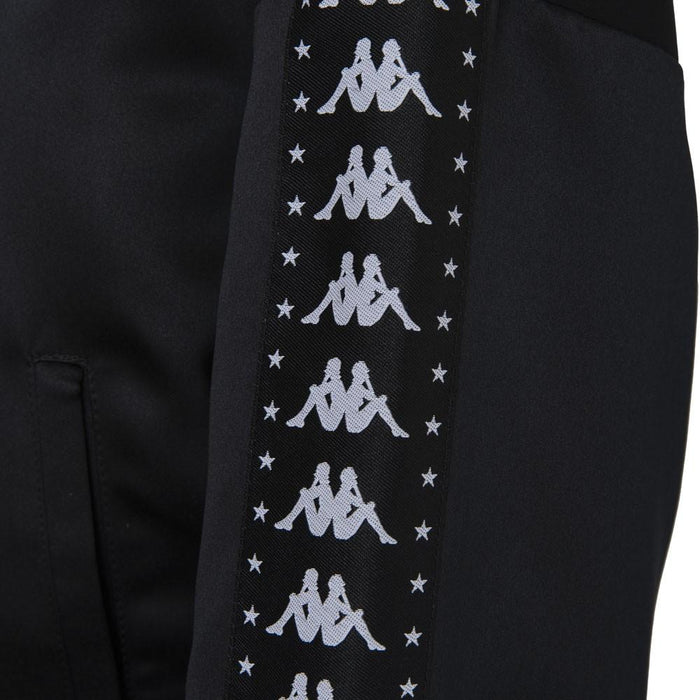 Chaqueta Women Crop Black Omini Silver