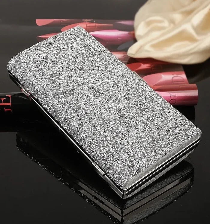 Wedding Accessories - Crystalized Bridal Handbag Clutch