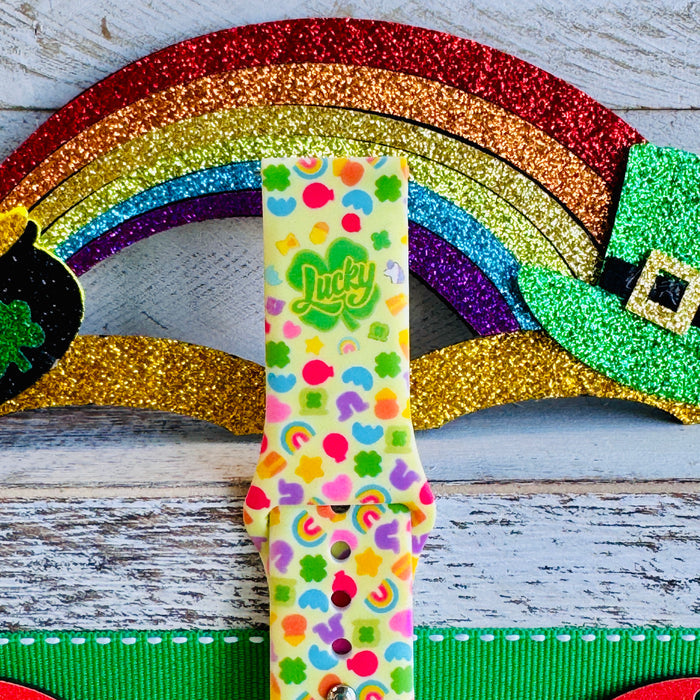 Charmingly Lucky Print Silicone Band For Samsung Watch